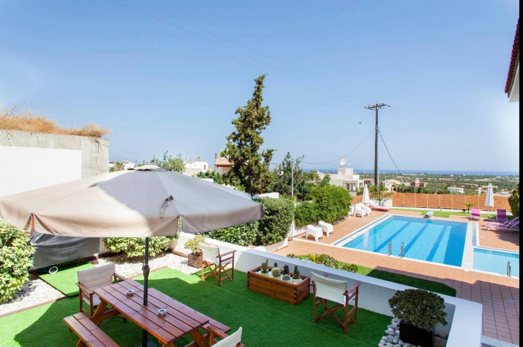 Artemis Luxury Villa - Hersonissos Private Pool Oasis Kültér fotó